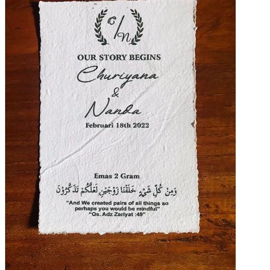 

ㅅ kertas daur ulang kado mahar kasar ukuran A5 ヘ