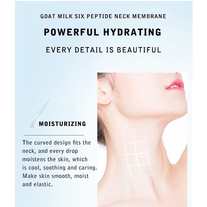 Veze Makser Goat Milk Hydrating Whitening Kolagen Leher Patch Antikerut Anti Aging