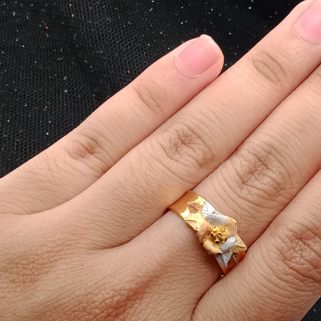 Cincin emas 17K - 2.25 gr kadar 750 - 3856