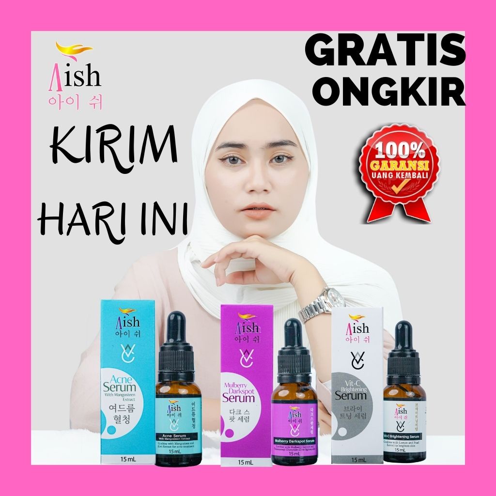 [BPOM] AISH SERUM KOREA ORIGINAL BPOM | SERUM | AISH SERUM | AISH ACNE | AISH DARKSPOT | AISH BRIGHTENING