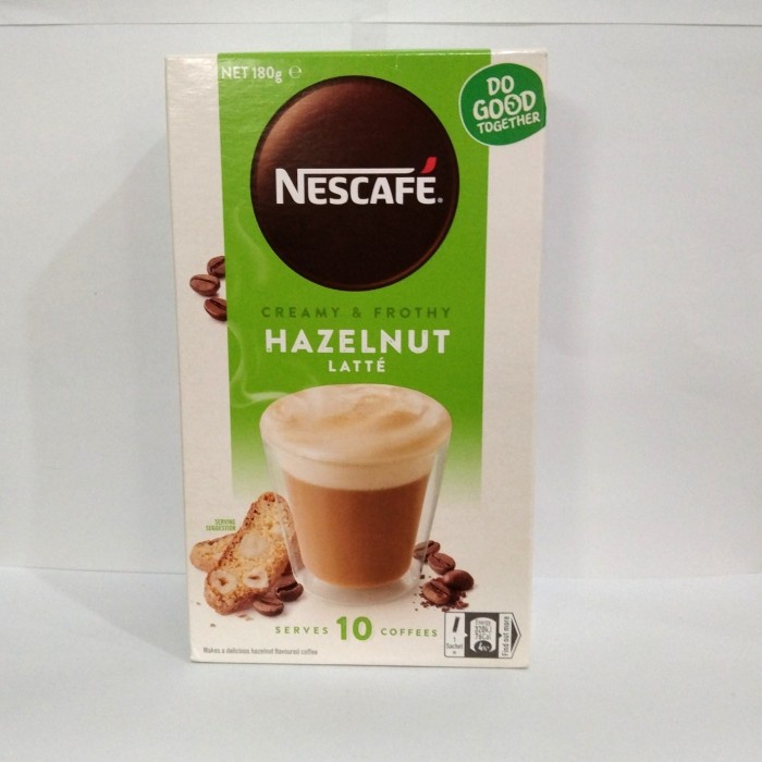 

NEW Nescafe Hazelnut Latte 10 serves 180 gram