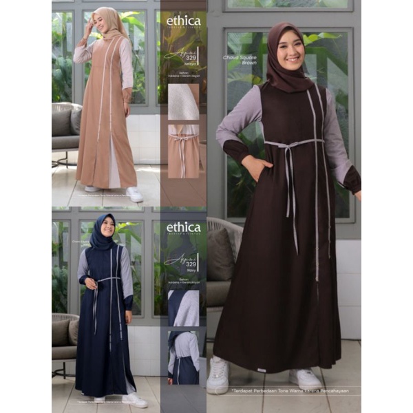 ETHICA AYUMI 329 (BROWN, NAVY, NEISYA)