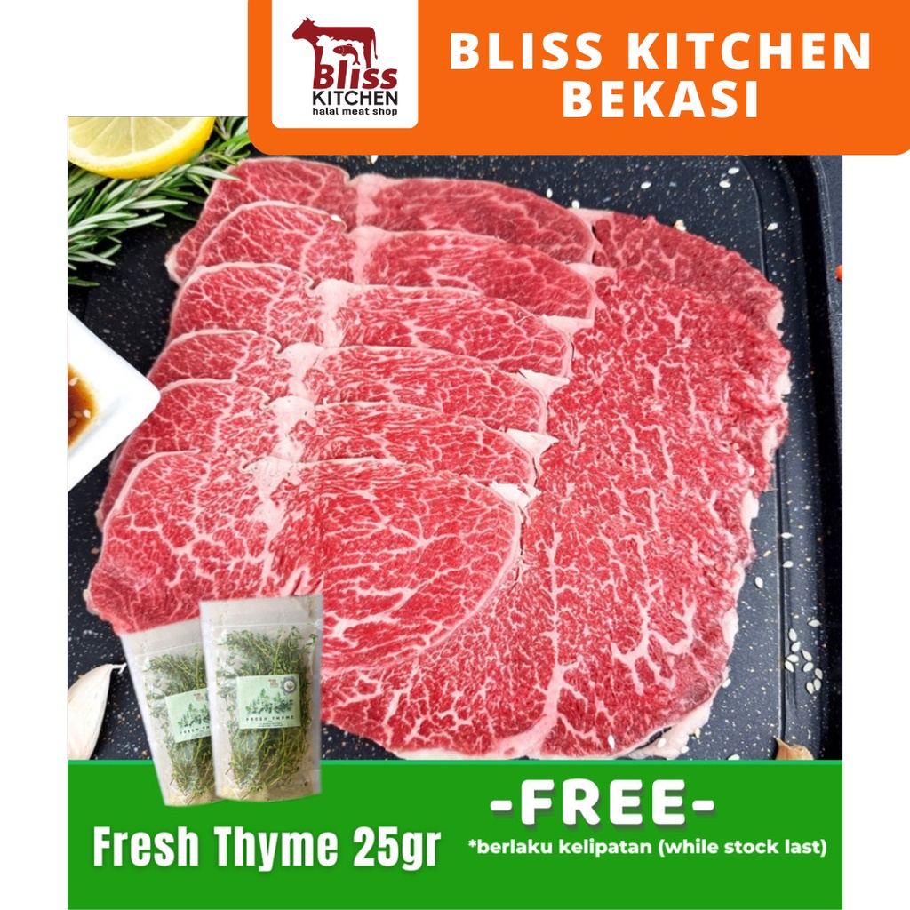 

Japanese Wagyu A5 Marukawa Beef Slice 150gr