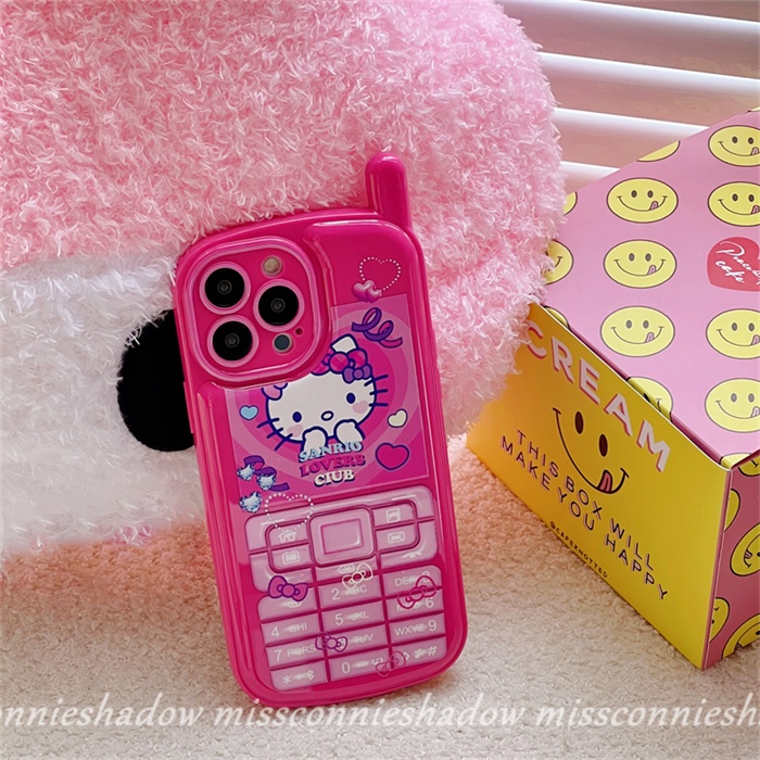 Soft Case Hp Gambar Hello Kitty Untuk IPhone 7 / 8plus / 11 / 12 / 13 / 14pro MAX / XR / X / XS MAX / SE