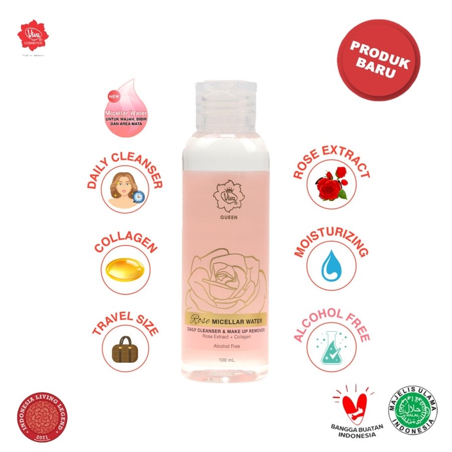 VIVA ROSE MICELLAR WATER - 100 ML