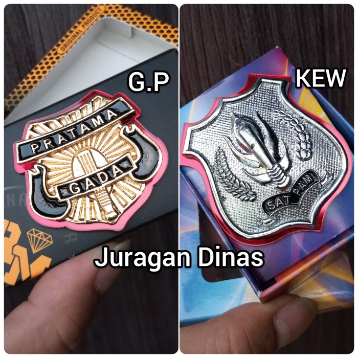 Pin PinEmblemLogo Satpam Kewenangan Gada Pratama Mika Acrylik Terbaru