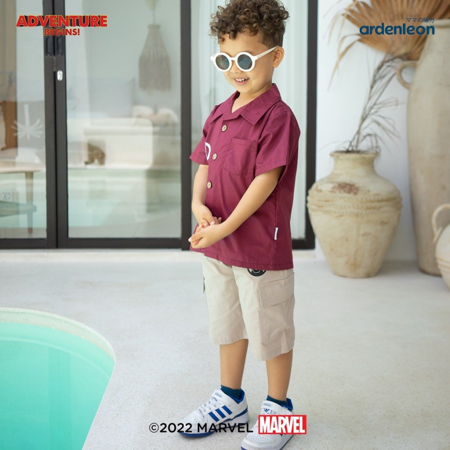 Arden leon Marvel Avengers Boys Collar Shirt