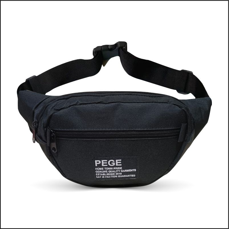 Pege 8812 - Tas Waistbag Oval Selempang - Wesbag Slingbag Bahu Pria Wanita Unisex