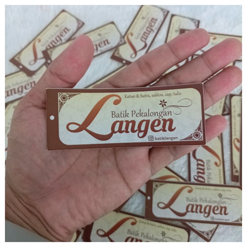 

Stiker Batik Langen brand batik original berkualitas dari Pekalongan