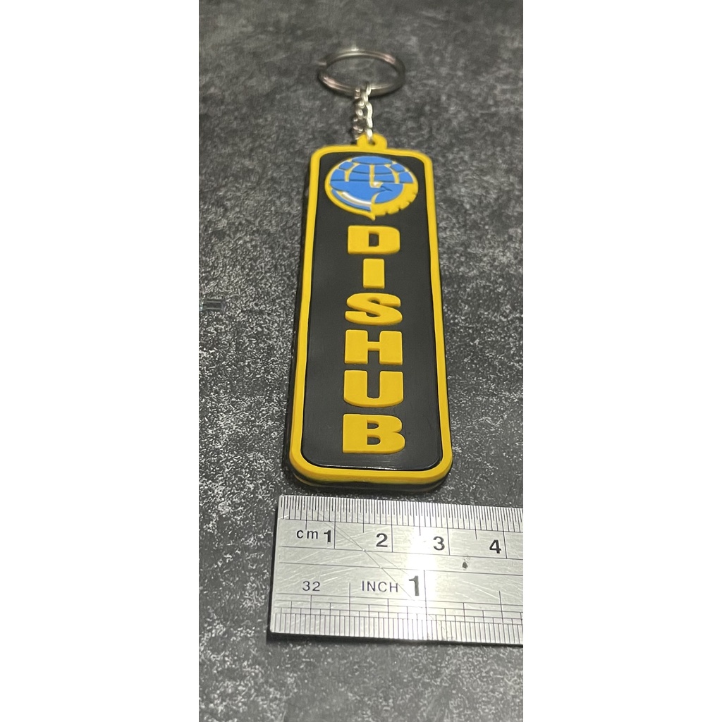 Gantungan Kunci Dishub (Pjg) | Keychain | Gantungan Kunci Karet Dinas Perhubungan