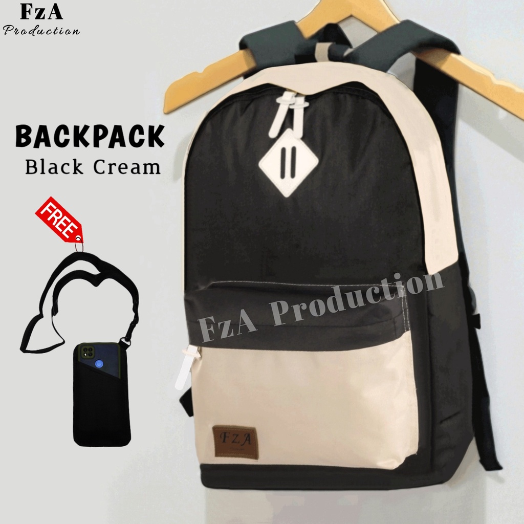 Big Promo..Tas Ransel Distro sekolah kuliah Kerja Pria Wanita Tas Ransel Laptop Original - FzA FREE Sako walet HP