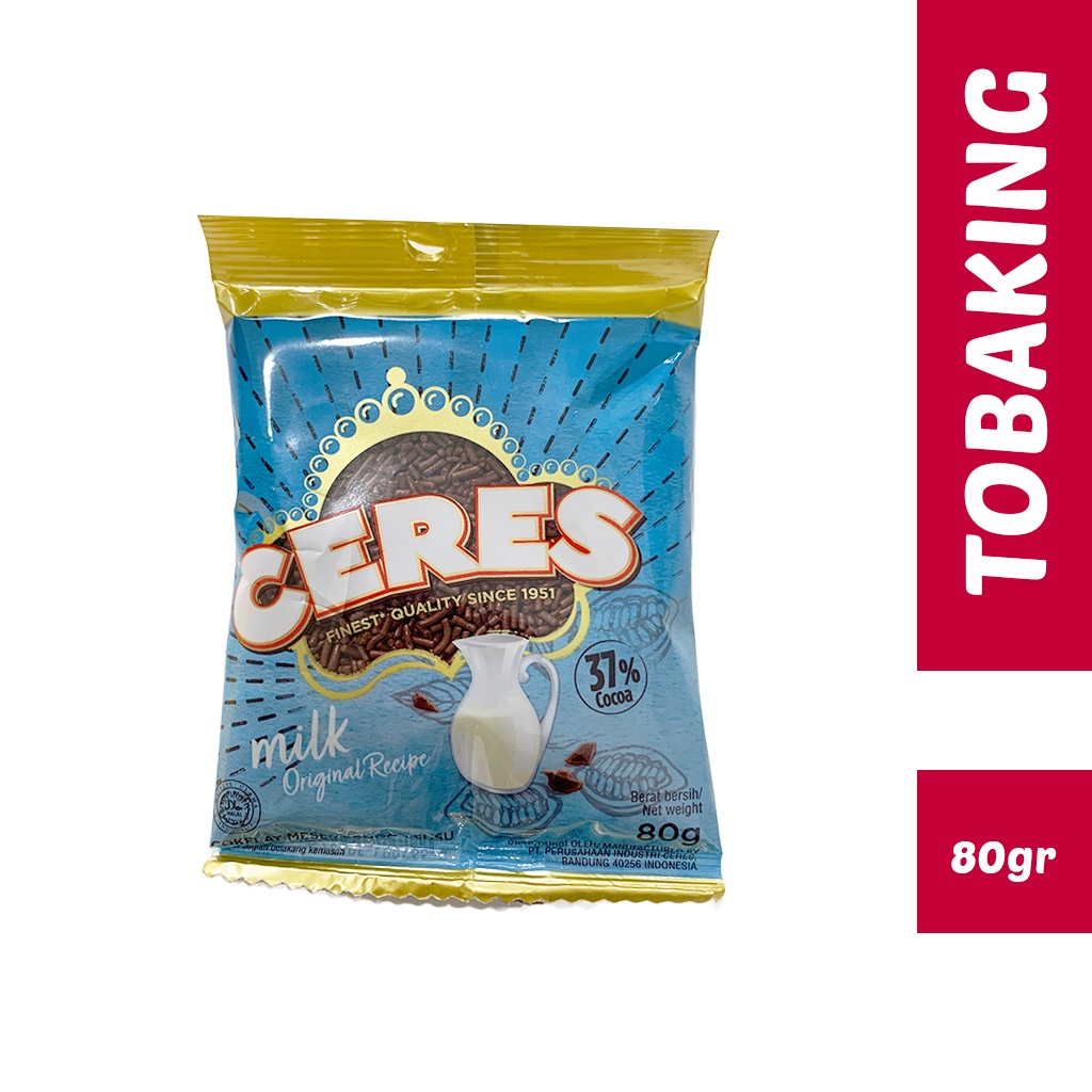 

Ceres Hagelslag Meises Milk 80 Gr Chocolate coklat meses