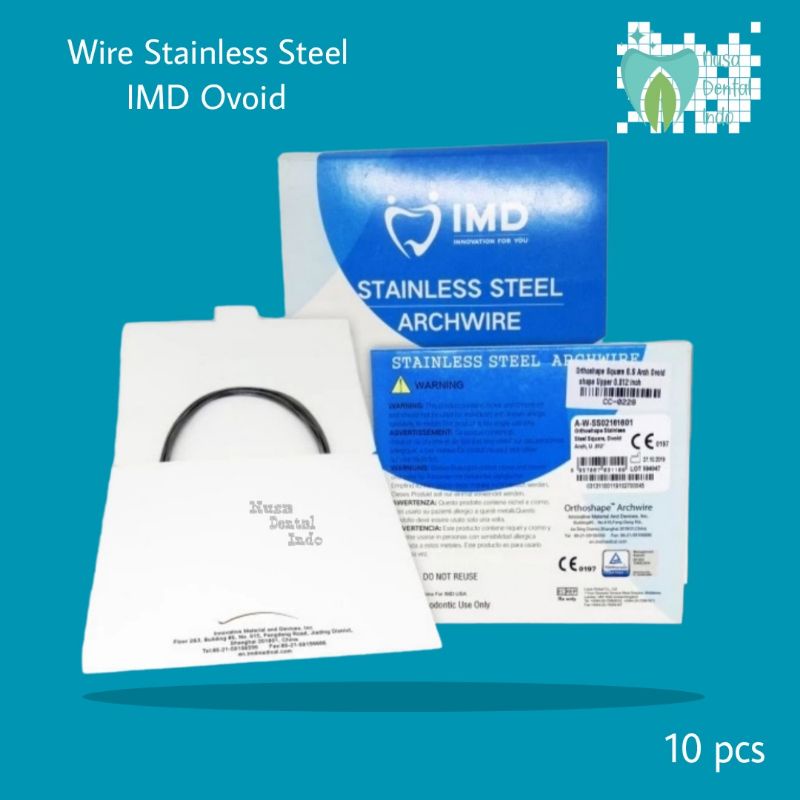 DENTAL STAINLESS WIRE / KAWAT STAINLES DENTAL / NITI SS WIRE IMD isi 10 pcs