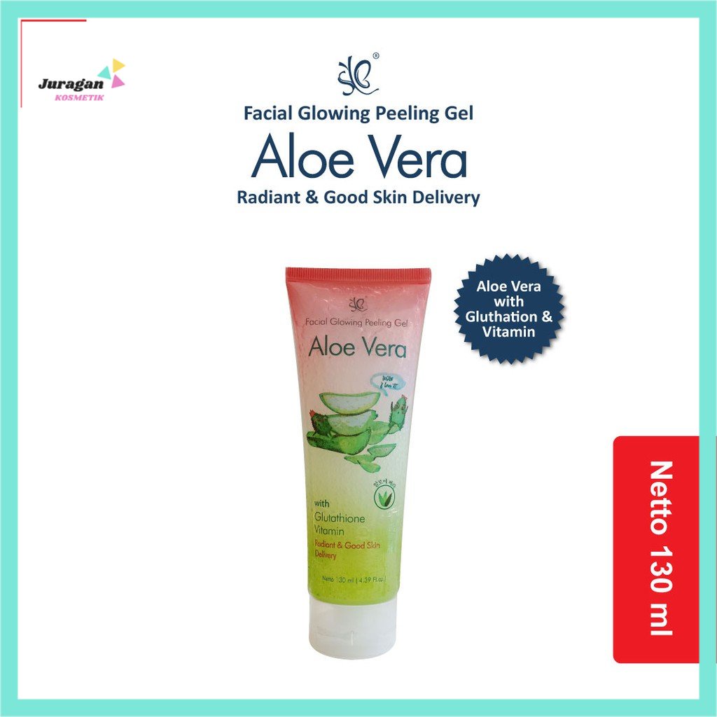 SYB Facial Glowing Peeling Gel / Scrub Wajah Aloe Vera 130ml