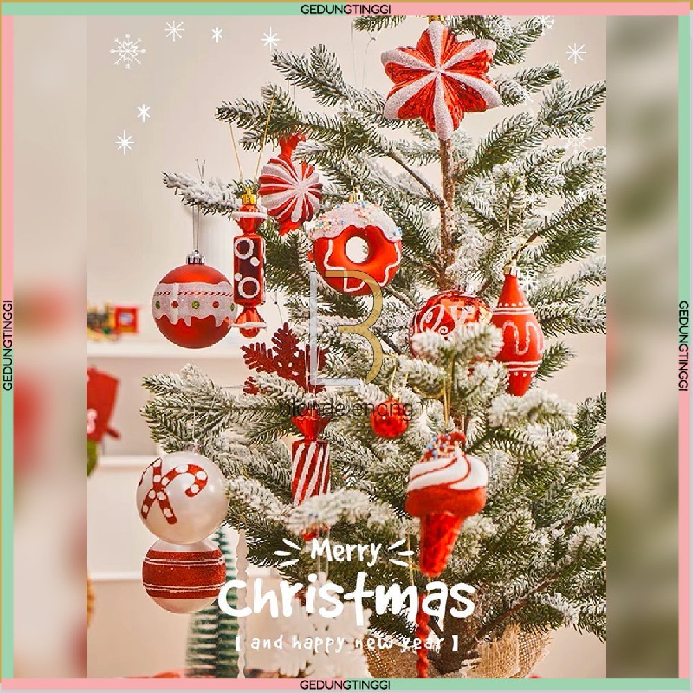 Hiasan Gantung Gantungan Dekorasi Dekor Aksesoris Asesoris Asesories Acessories Bola Slinger Boneka Lonceng Tanduk Rusa Raindeer Snowmen Snowman Topi Santa Claus Sinterklas Ornament Parcel Parsel Hampers Pohon Natal Merry Christmas Noelle Xmas Ornaments