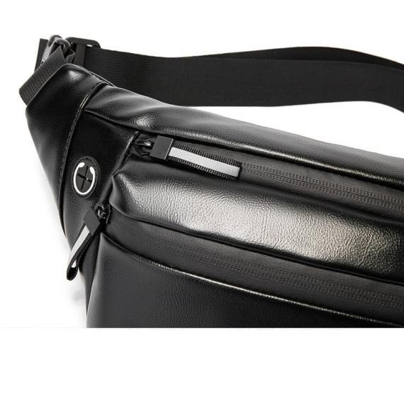 Tas Selempang Kulit Pria Tas Pria Tas Kulit Pria Tas Pria DISTRO KULIT - Hitam