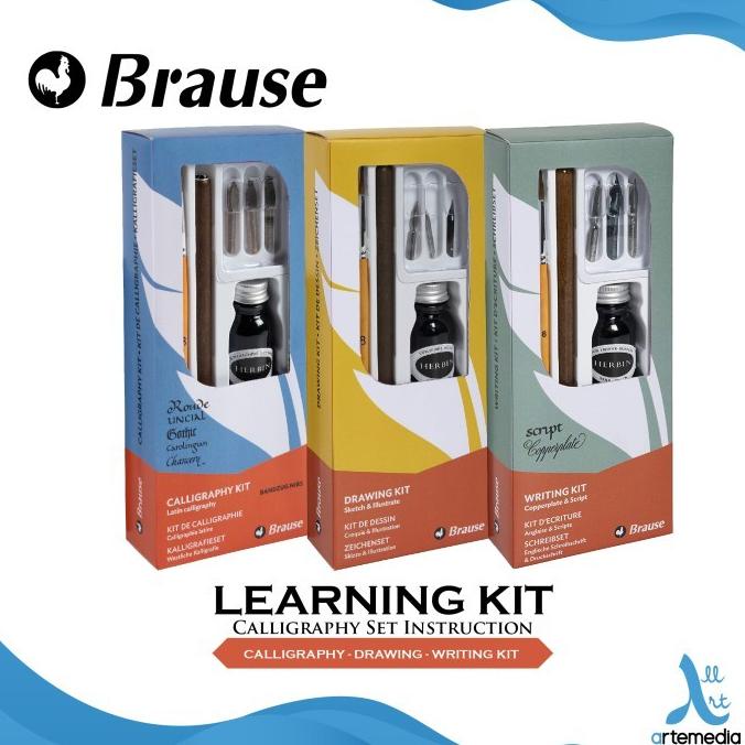 

Pena Kaligrafi Brause Learning Kit Calligraphy Set Instruction