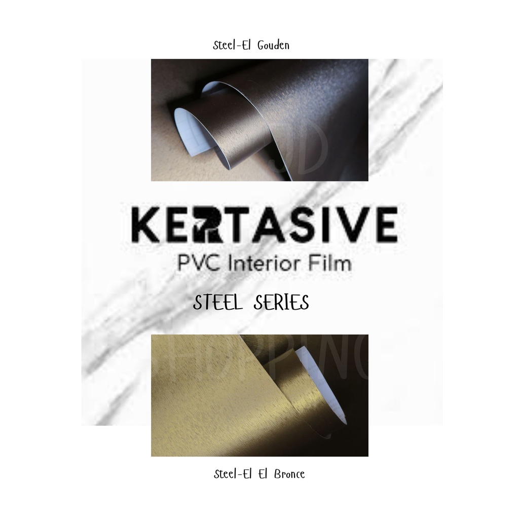 KERTASIVE PVC INTERIOR FILM - STEEL SERIES (METERAN) (ROLL)