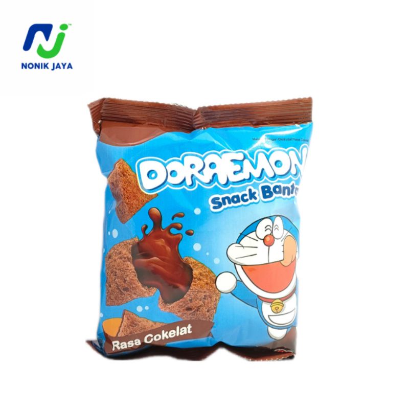 Doraemon Snack Rasa Cokelat isi 5 pcs