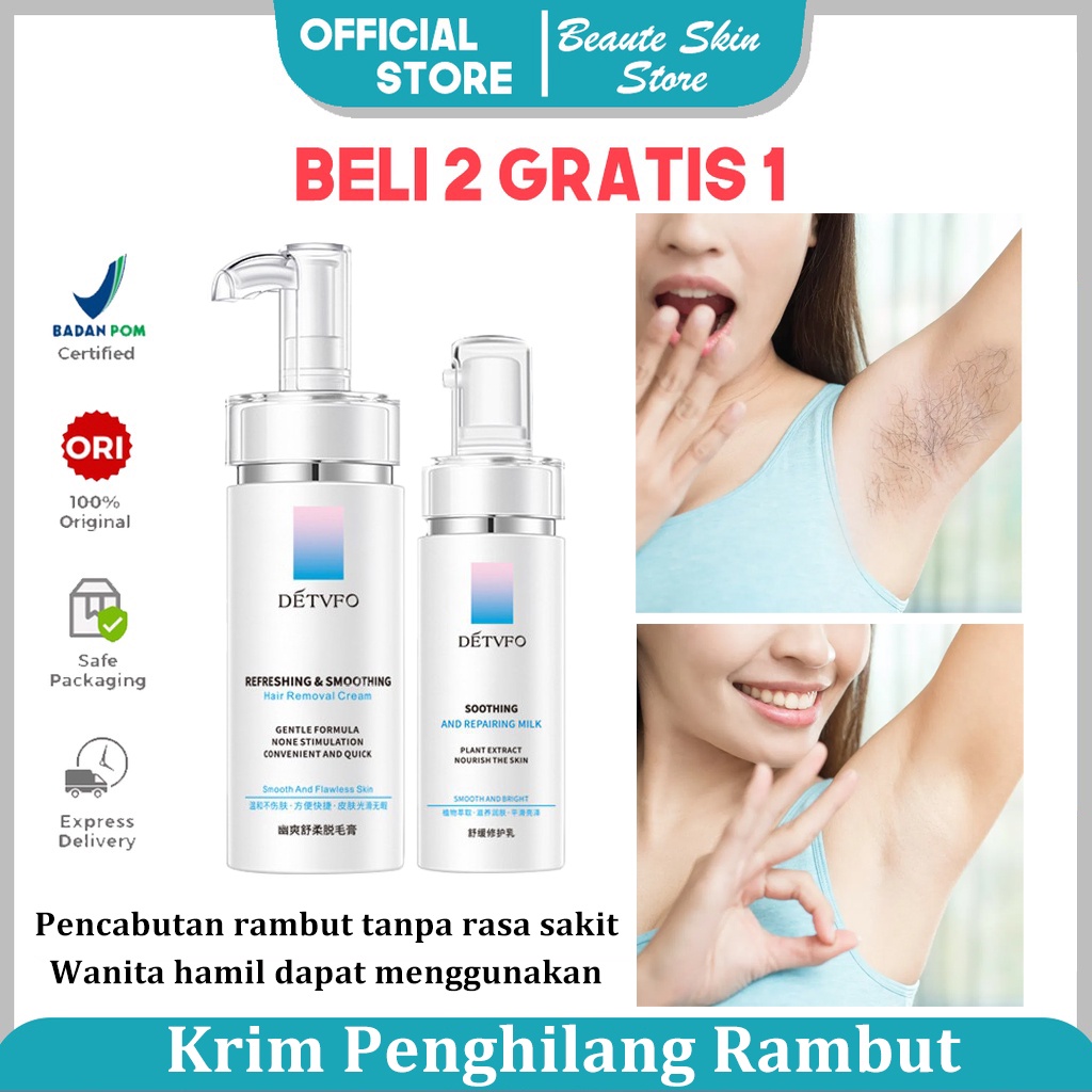 Semprotan Krim penghapusan rambut cepat Unisex Lembut tidak melukai kulit Tanpa Rasa Sakit ·Aman untuk Ibu Hamil Menghilangkan Bulu dari Bagian Pribadi,ketiak, bulu kemaluan, kaki, dada, lengan, jenggot, semi-permanent hair removal cream