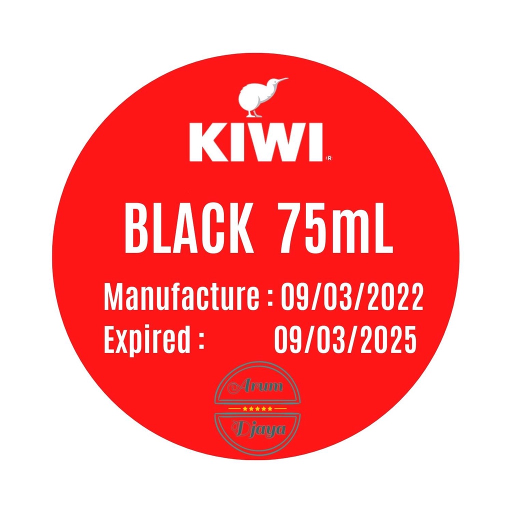 Kiwi Shine &amp; Protect Instant Polish Black 75mL 2x TwinPack Hitam - FREE Sikat Semir Sepatu