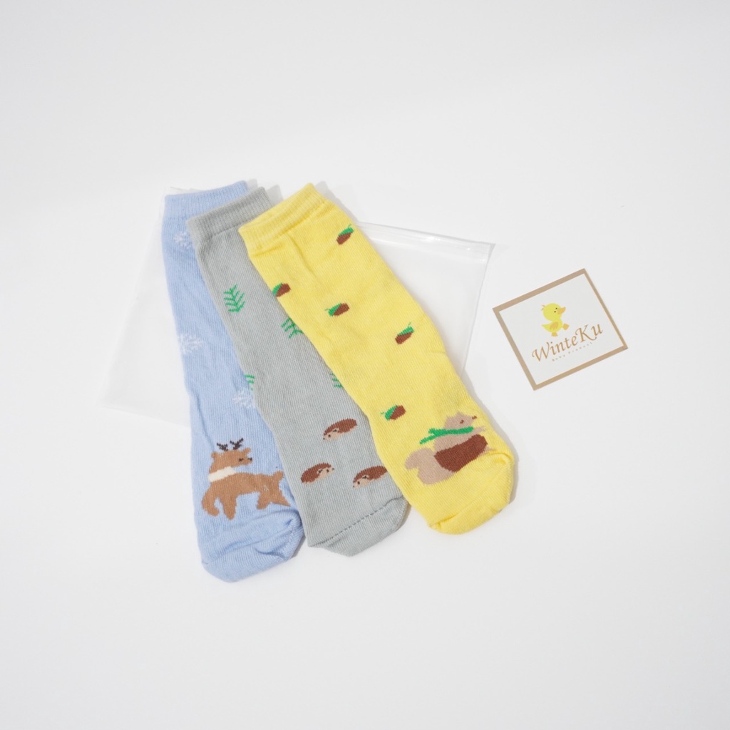 Winteku Long Socks Baby 3 month - Kaos Kaki Panjang Baby 3 bulan