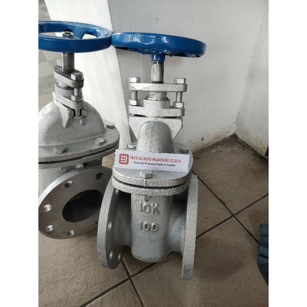 Gate Valve Jis 10k Cast Iron 3" Flange