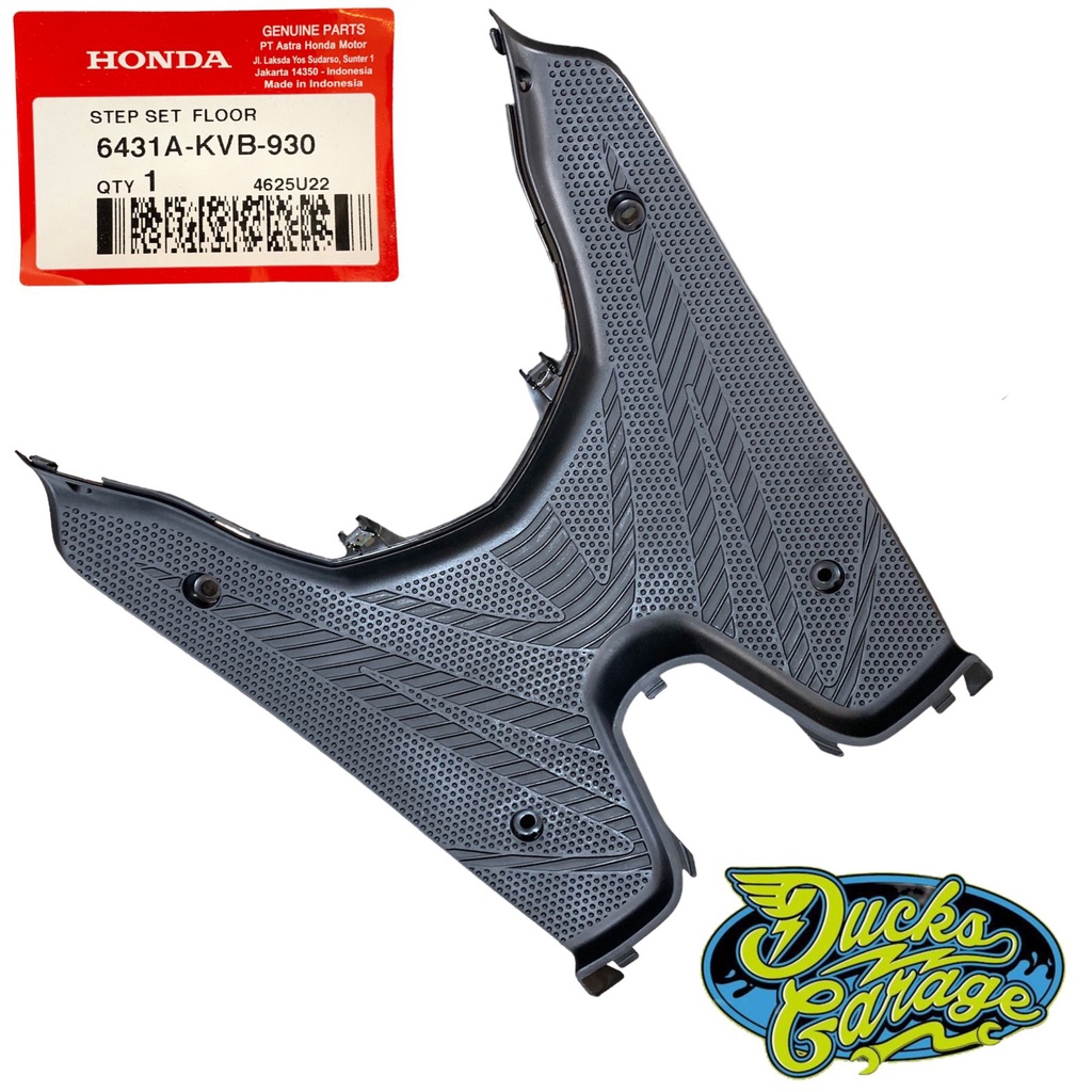 6431A-KVB-930 Cover Lantai Step Floor Pijakan Injakan Kaki Honda Vario 110 CW Karbu Original