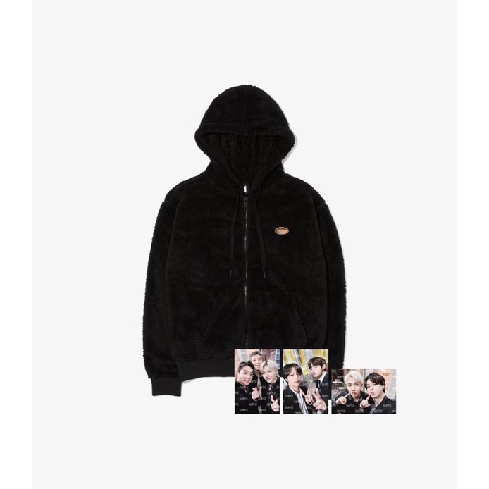 Official PTD Merch BTS Fleece Zip Up Hoodie size L