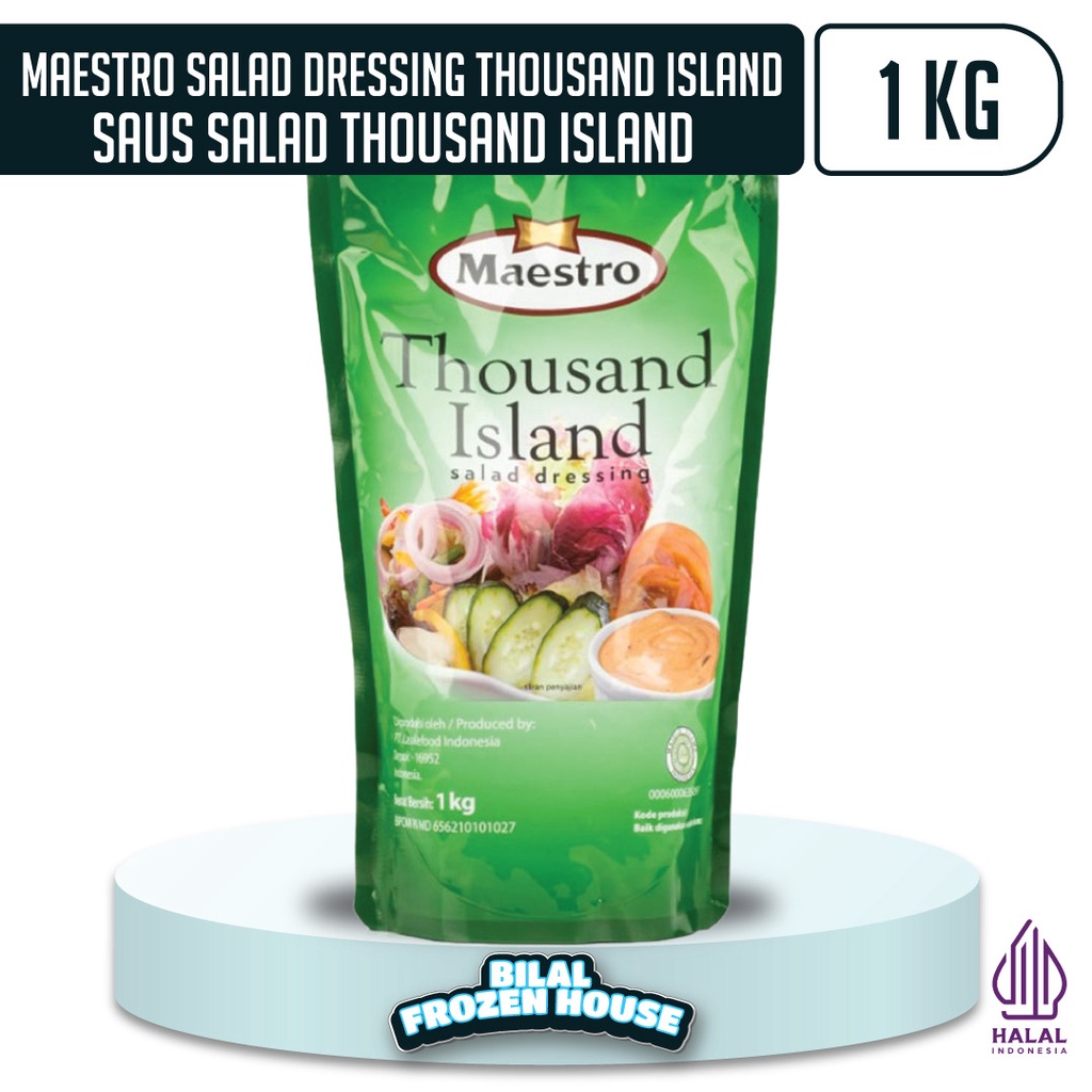 

Maestro Mayonnaise Thousand Island 1kg - Salad Dressing