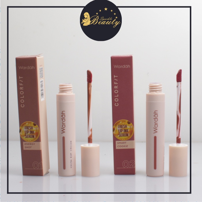 Wardah Colorfit Fresh Lip Ink Serum 4gr/gincu bibir/perona bibir/pewarna bibir/original/bpom/lipen w