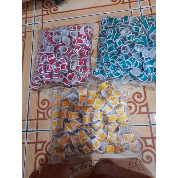 (200pcs) KOLONG ring kalep hasduk siaga penegak penggalang  merah kuning hijau