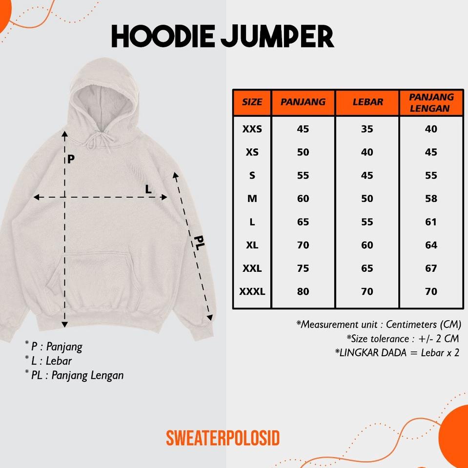 PRODUK KEREN SWEATERPOLOSID Hoodie Jumper WAUAU (Bordir) S-XXL (Pria & Wanita) ☣ 872