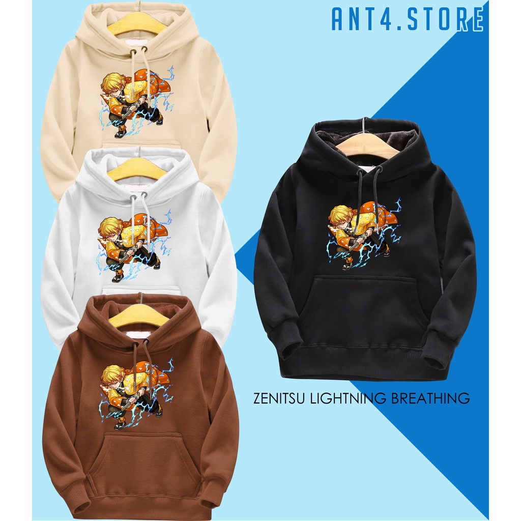 Jaket Anak Usia 2 - 12 Tahun Hoodie Anak ZENITSU Sweater Anak Anime