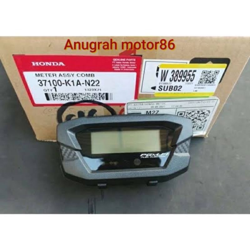 37100-K1A-N22 Speedometer Spidometer Meter Assy Beat K1A 2020 sampai sekarang