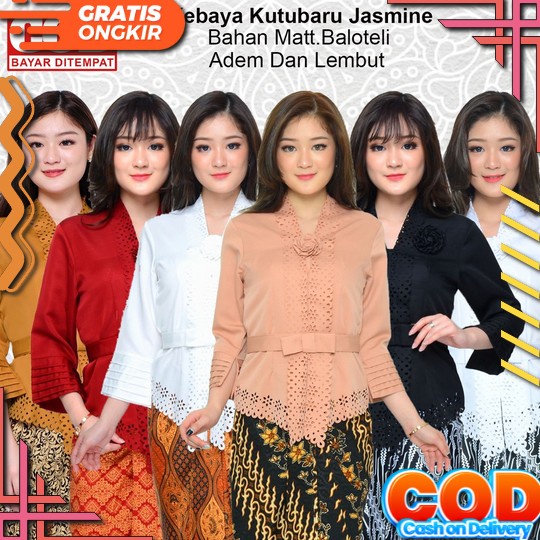 Setelan Baju Kebaya Modern Aurora Selendang Tile Stelan Kabaya Wisuda Perpisahan Wisudah Wanita Mode