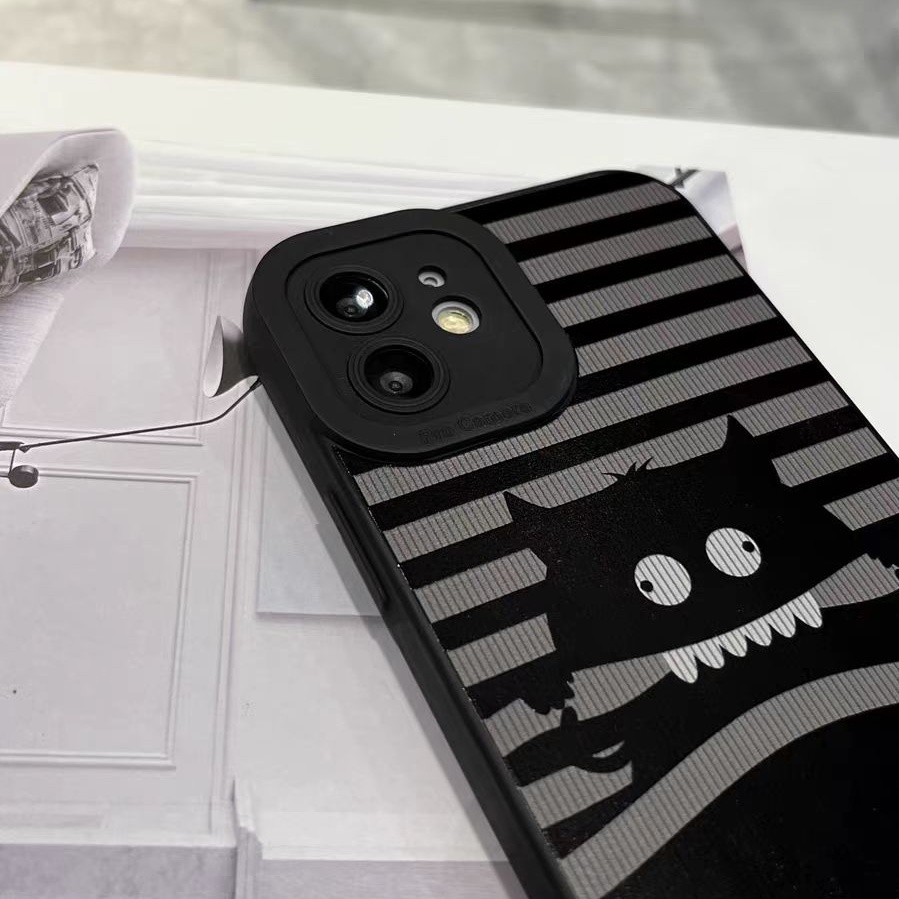 Case TPU Motif Garis Untuk iPhone 14 14pro 14Plus 14prm 13 13pro 13pro 13prm 11 7Plus 8Plus Xr XS 12pro Max
