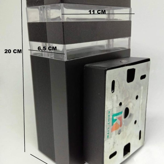 lampu dinding pilar minimalis lampu pilar kotak satu arah
