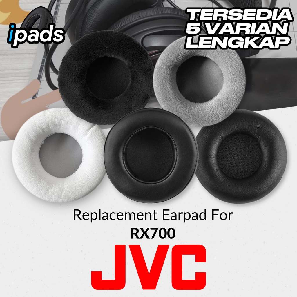 Earpad Earcup Ear Cushion JVC RX700 RX-700 RX 700 Bantalan Busa Foam