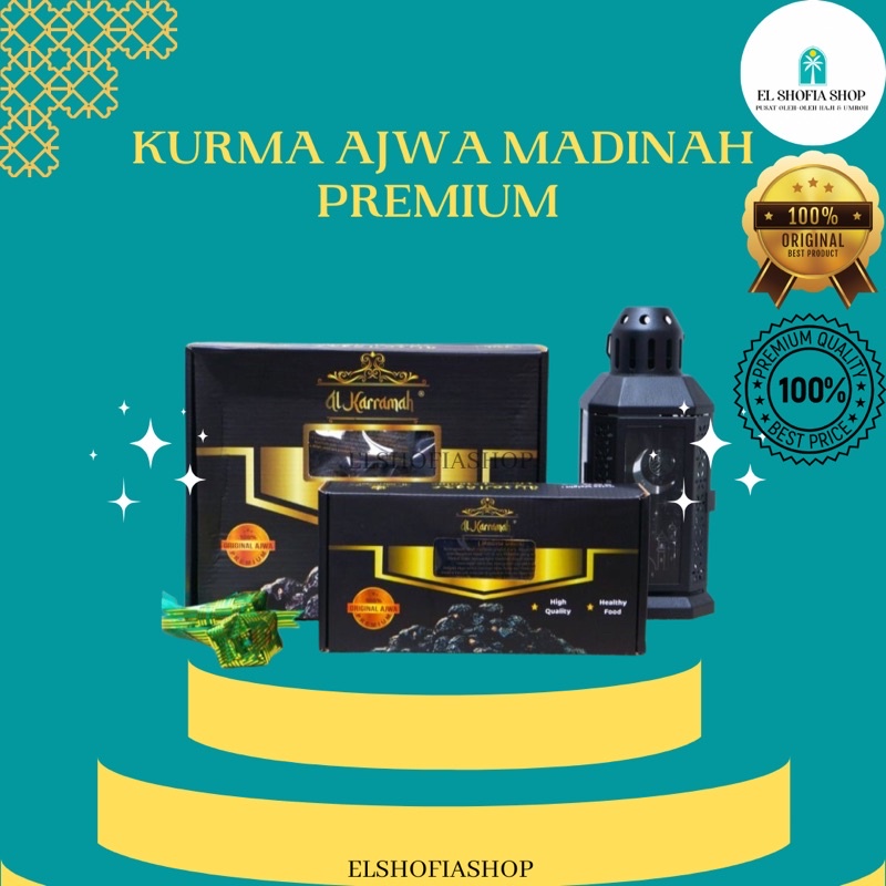 Kurma Ajwa Madinah Premium | Kurma Ajwa Madinah | Kurma Ajwa | Ajwa