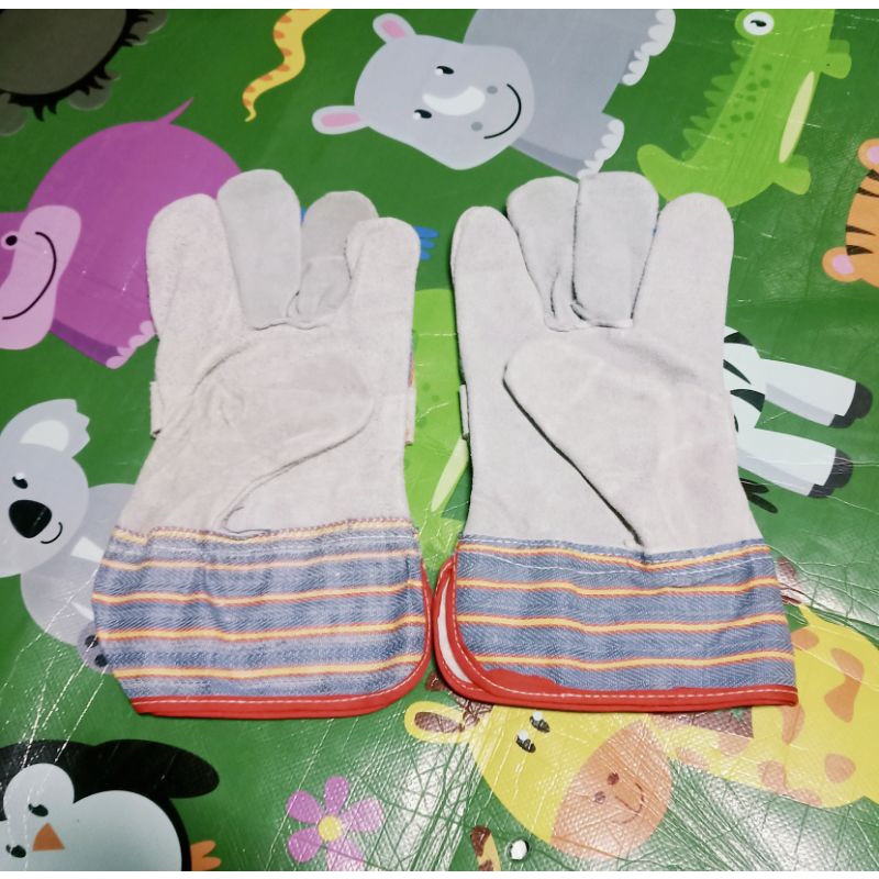 sarung tangan kulit,  sarung tangan buat pengelasan, proyek dll