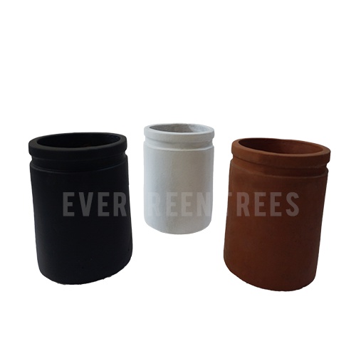 POT/ POT CANTIK/ POT TANAMAN/ POT BUNGA/ POT HIAS/ POT KACA/POT TOPLES - Putih