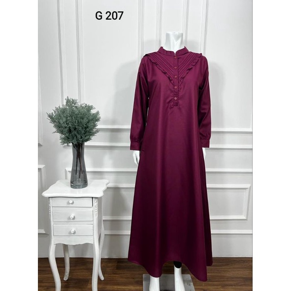 NEW ARRIVAL GAMIS KATUN TOYOBO KANCING DEPAN