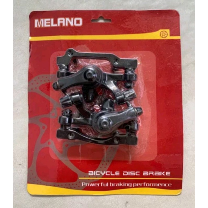 Sepasang Caliper Rem Sepeda Melano Disc Brake Discbrake Kaliper Cakram Sepeda MTB Seli Lipat Folding Bike Dll