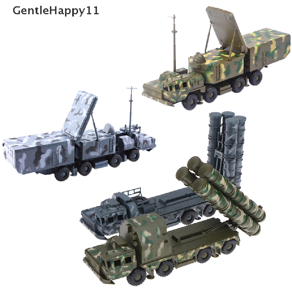 Gentlehappy1:72 Army s-300 missile systems radar Kendaraan Rakitan model Mobil Militer Mainan id