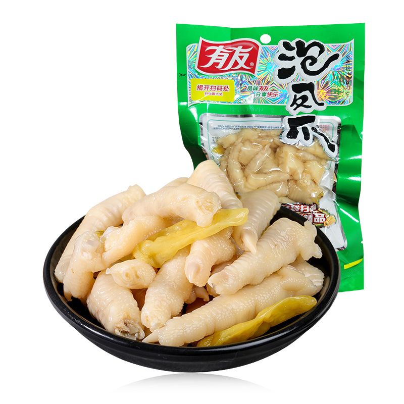 

(HALAL) 友有泡椒凤爪 Pickled Chicken Feet / Ceker Ayam Pedas Instan 80gr