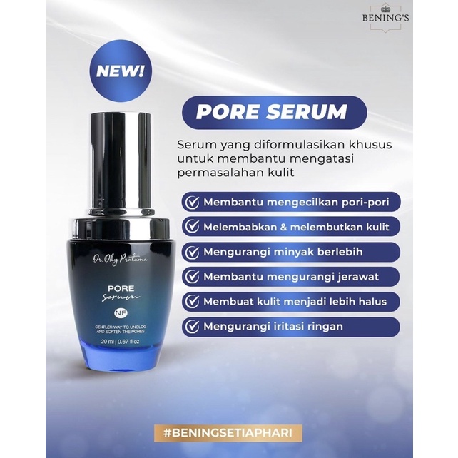 Pore Serum Skincare by dr. Oky Pratama / Benings Clinic / Bening Skincare