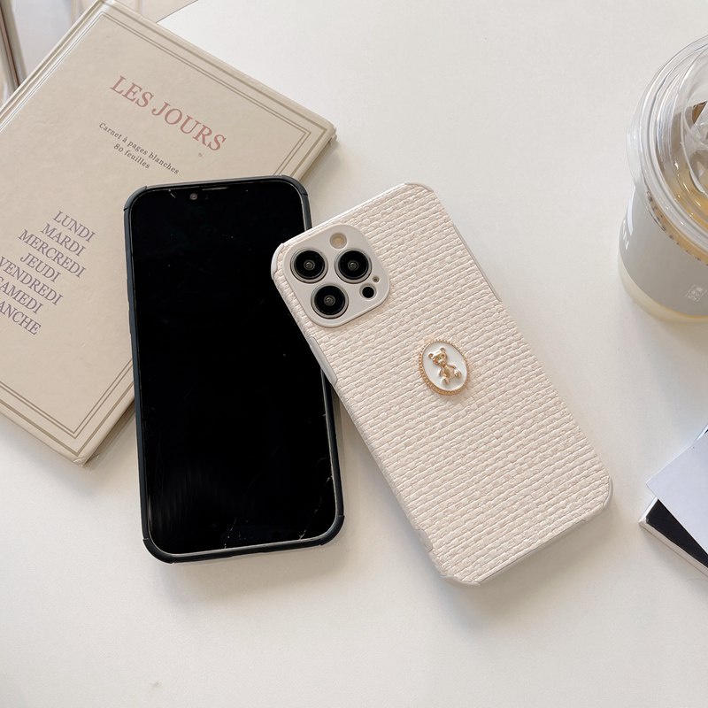 Soft Case Motif Boneka Beruang Bahan Kain Untuk IPhone 7 8 Plus 7 + 8 + XR XS Max 11 12 13 Pro Max 14 Plus 14 Pro Max