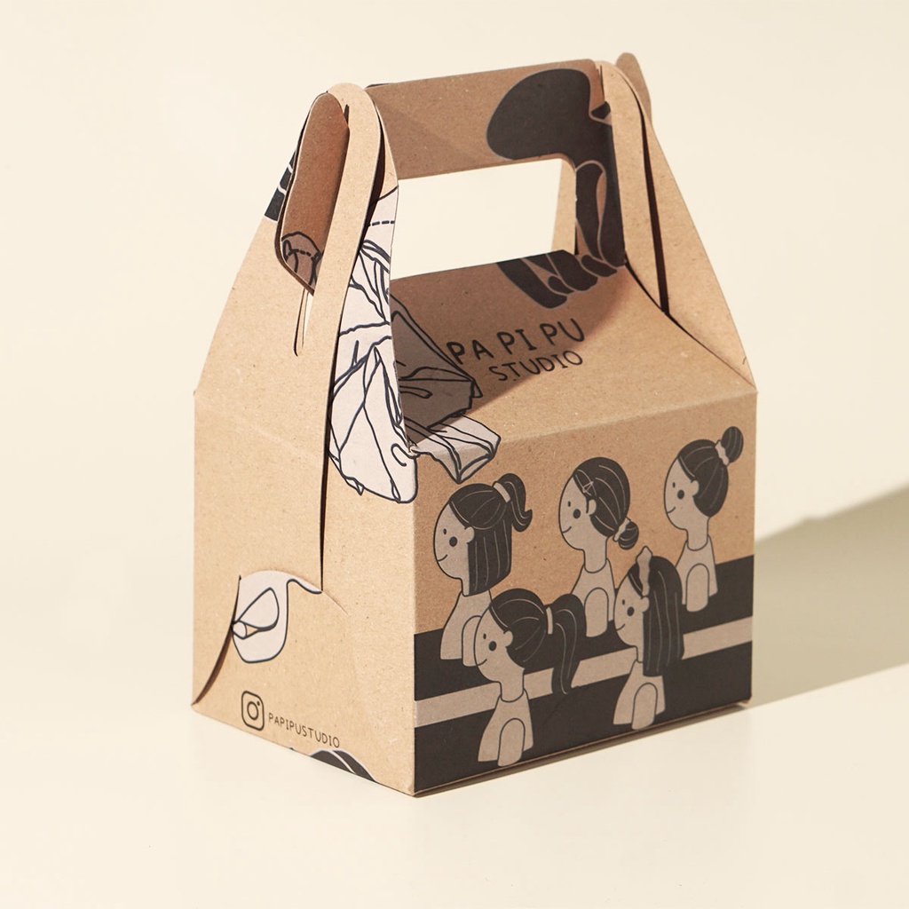 Papipu studio gift box paper bag