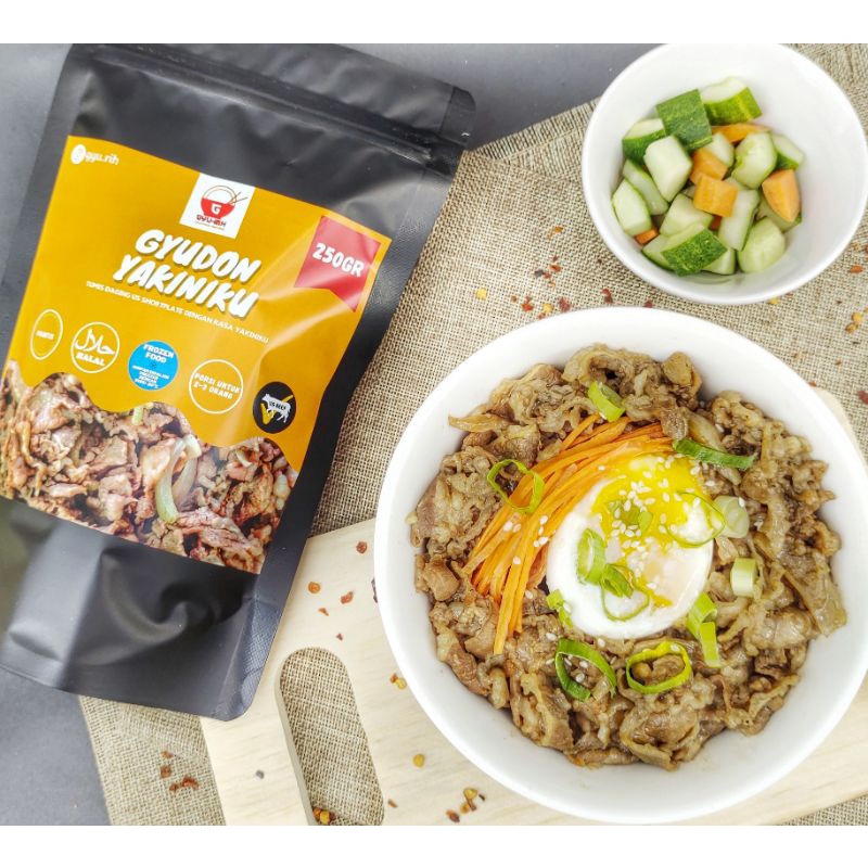 Gyudon Beef YAKINIKU Frozen 250g (Daging Saja)